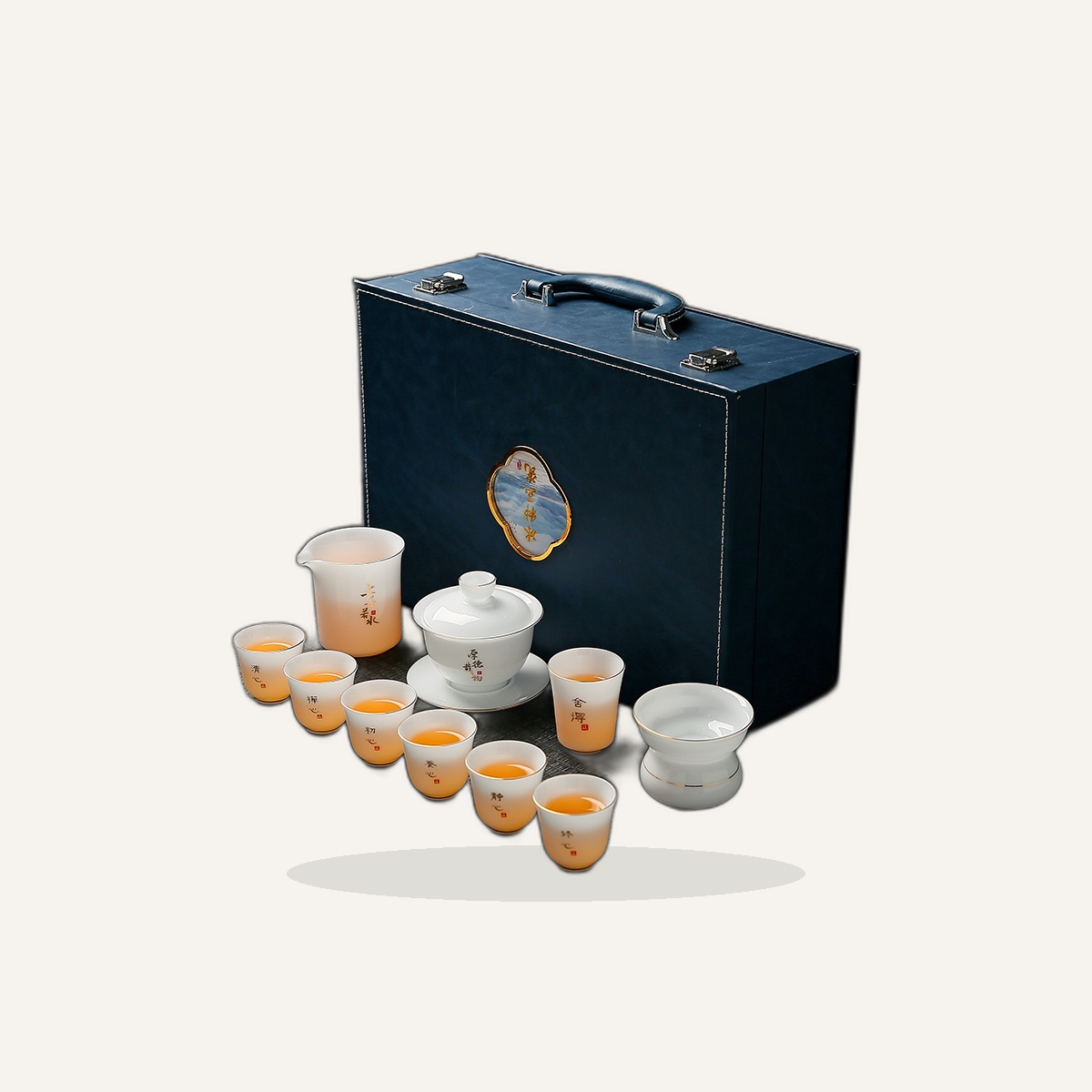 Dehua Ink Black Portable Tea Ceremony Set
