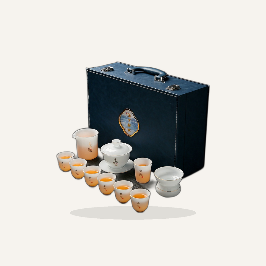Dehua Ink Black Portable Tea Ceremony Set