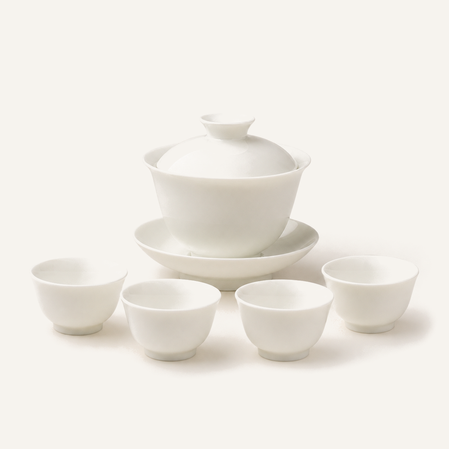 Dehua Ice White Gaiwan Tasting Set